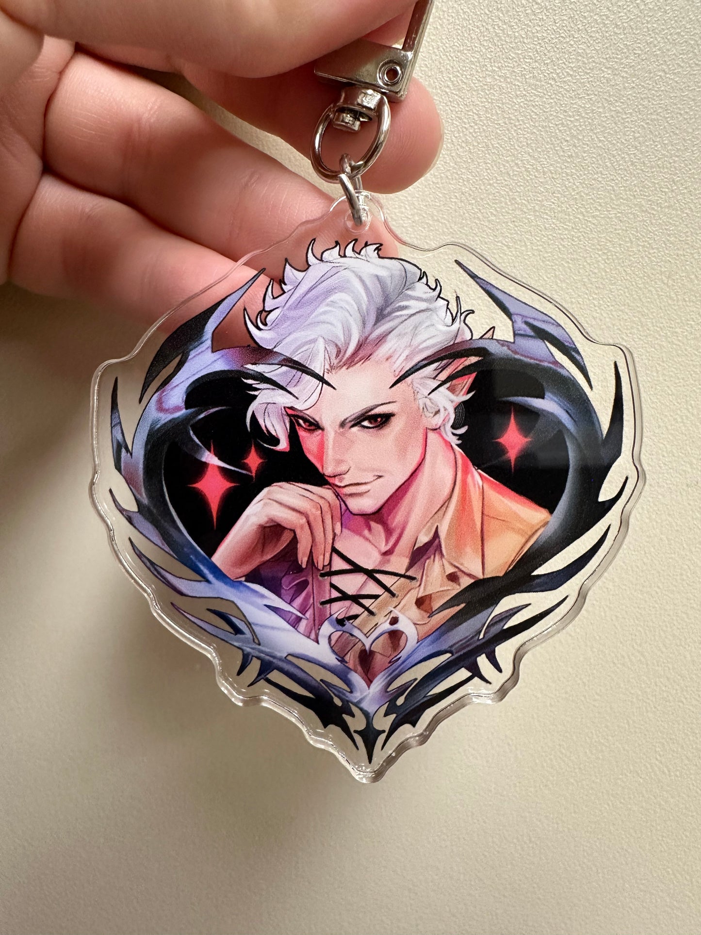 Vampire Clear Keychain