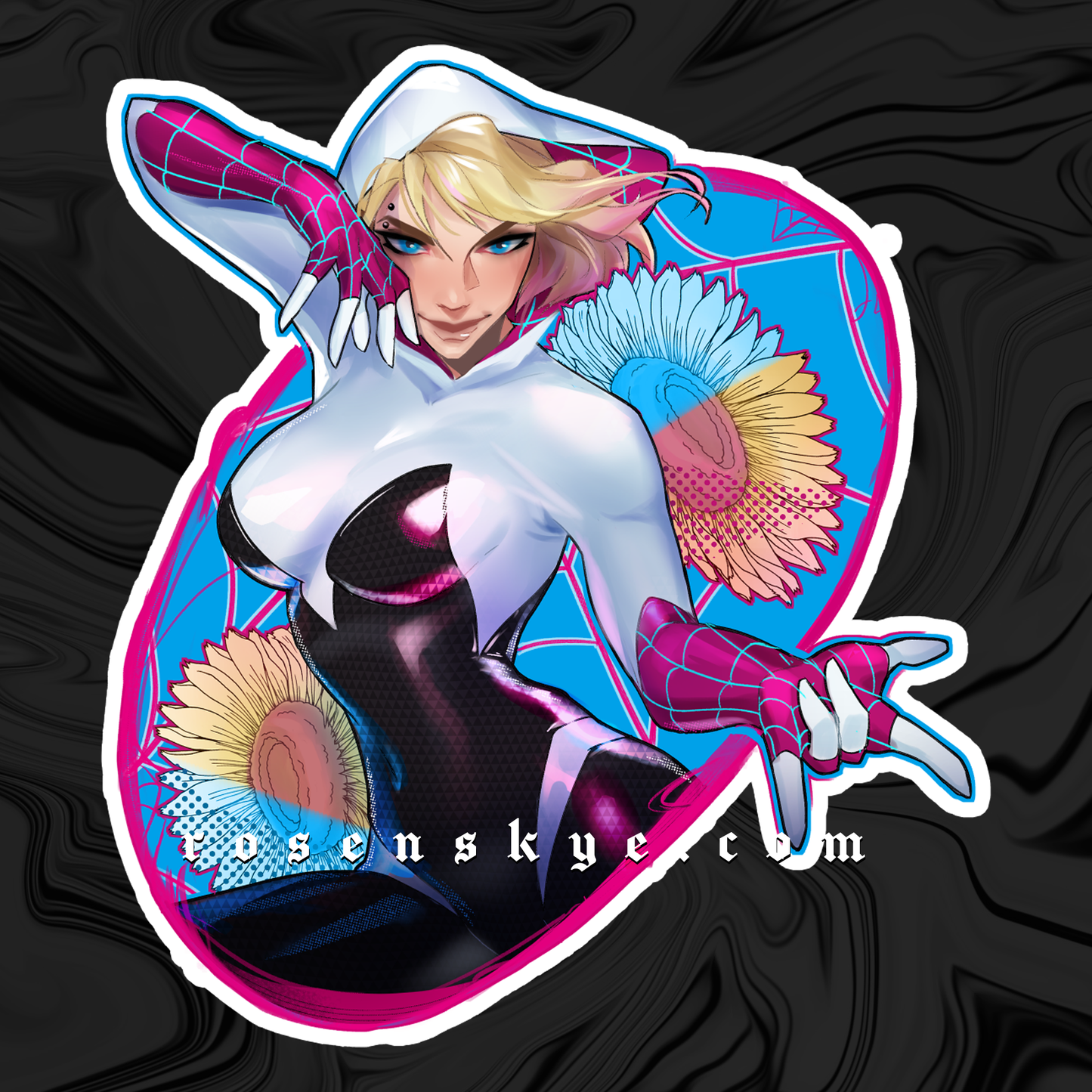 Sunflower Sticker | Vinyl Sticker
