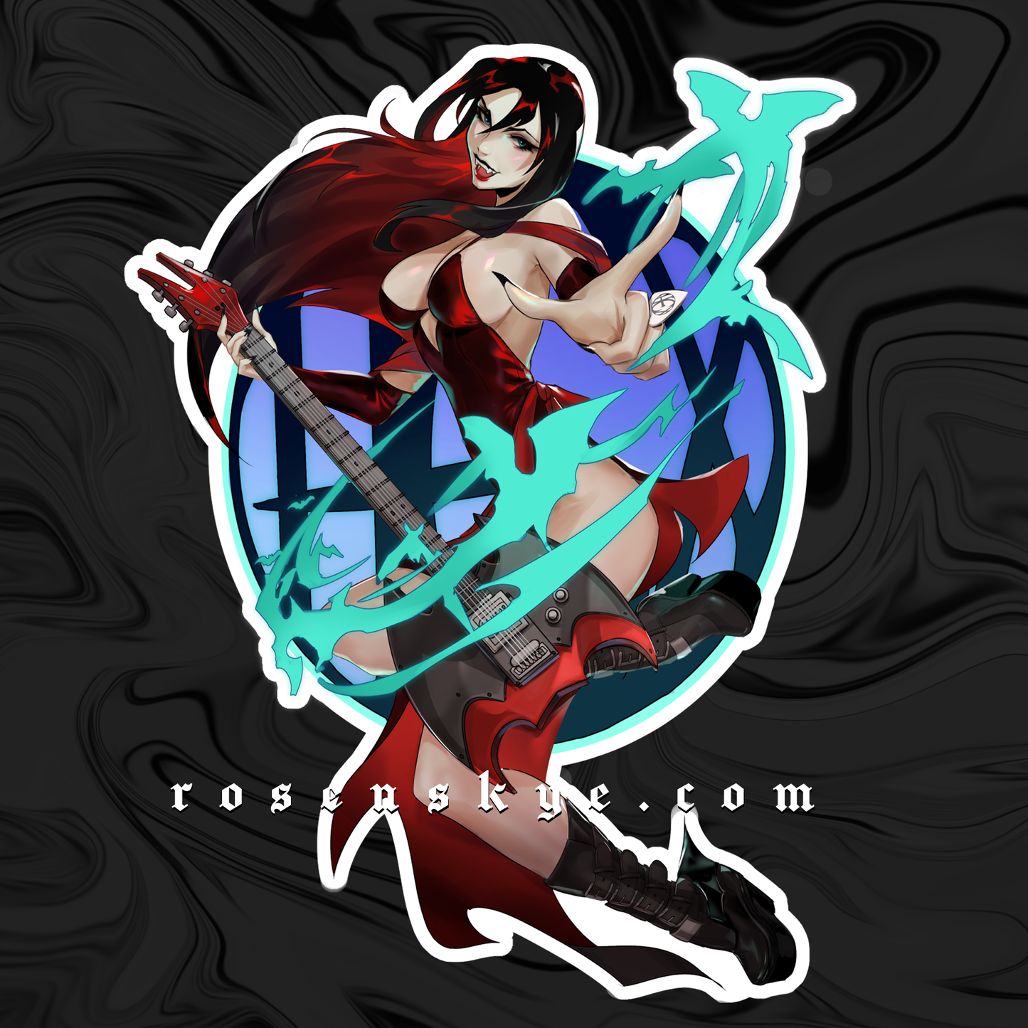 Hex Girl Sticker | Vinyl Sticker