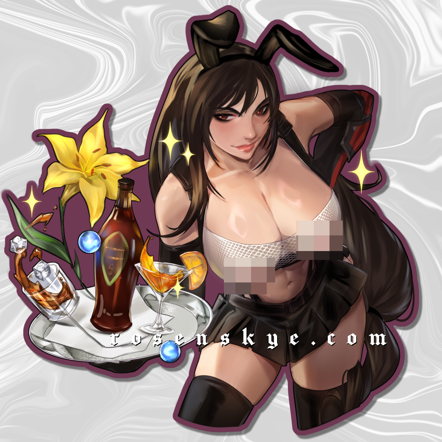 18+ LE Bunny Lockhart | Vinyl Sticker