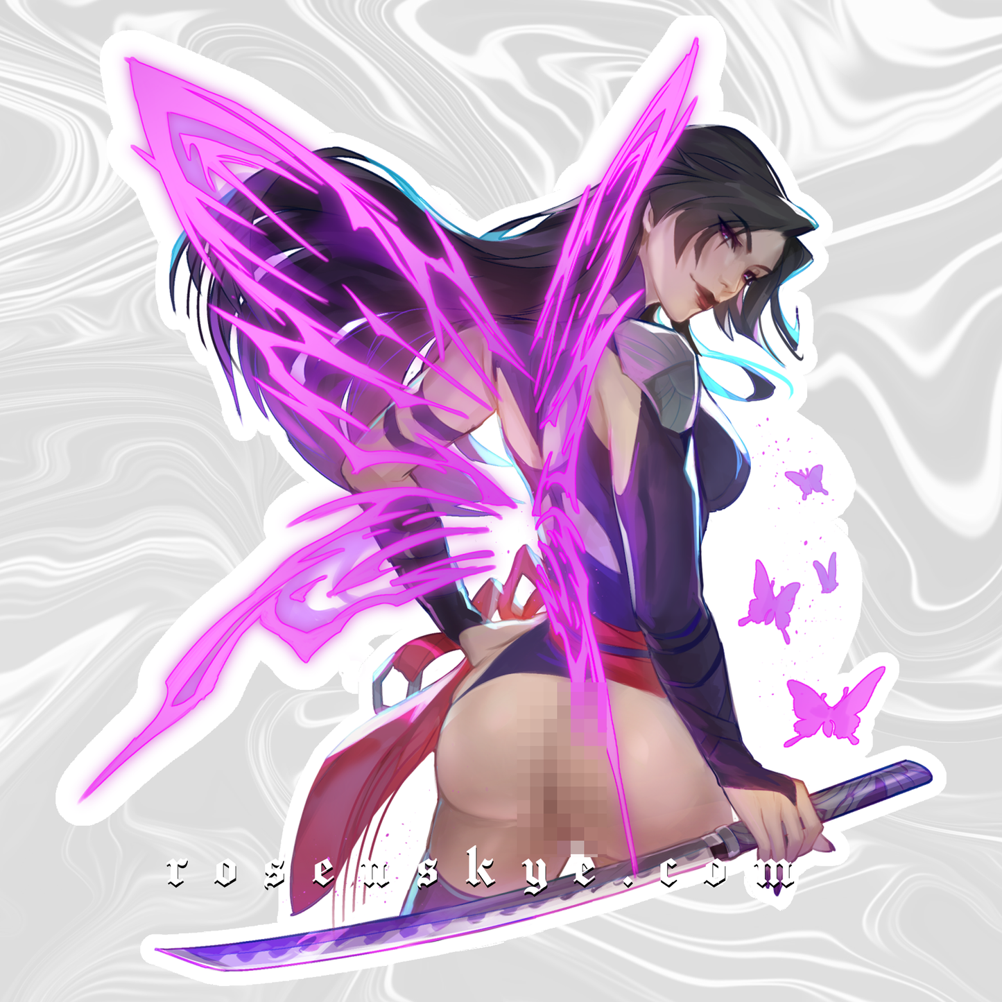 LE 18+ Dance of the Butterfly Sticker | Vinyl Sticker