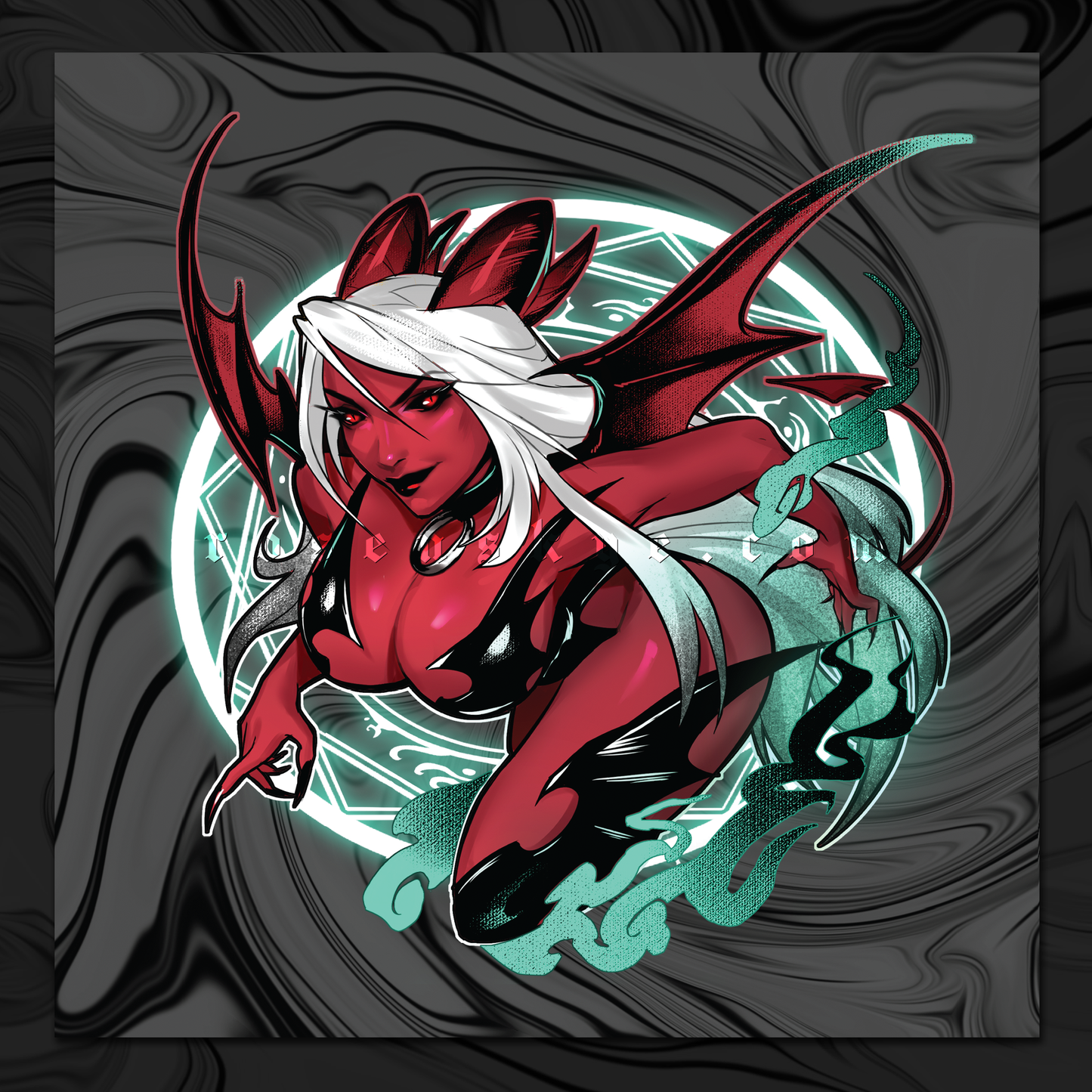 Succubus Foil Print | 6 x 6