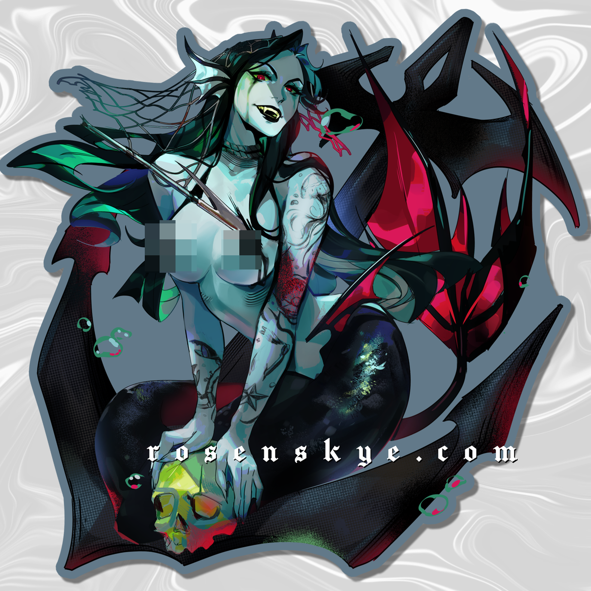 18+ LE Siren | Vinyl Sticker