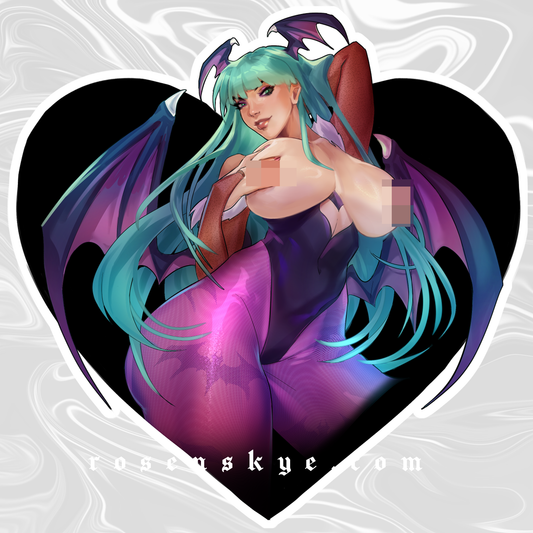 18+ Succubus Sticker | Vinyl Sticker