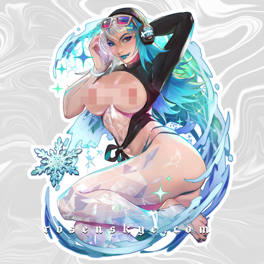 18+ Summer Snow | Vinyl Sticker