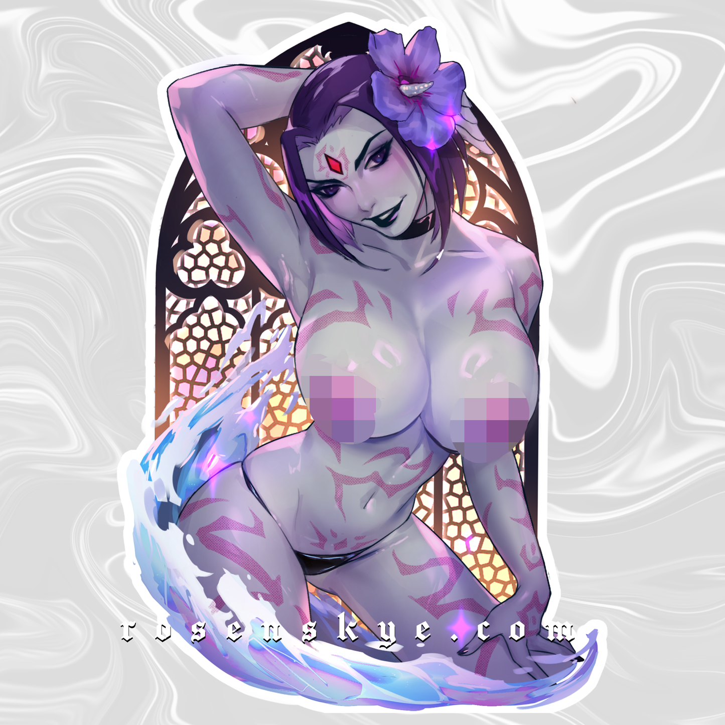 18+ LE Raven Summerween | Vinyl Sticker