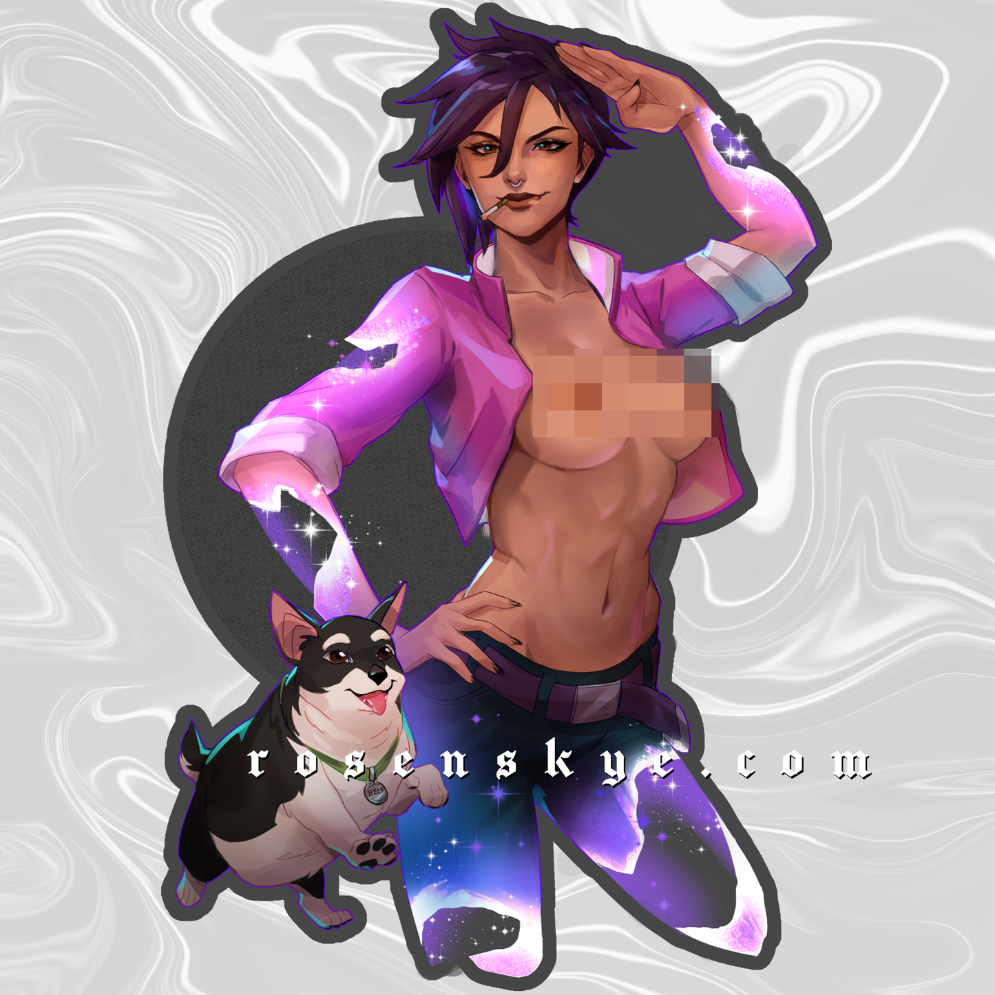 18+ LE Visi | Vinyl Sticker